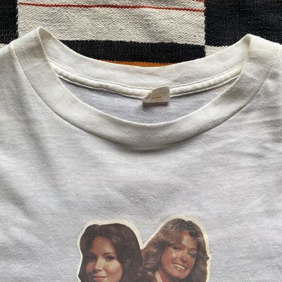 Vintage 70’s Charlie’s Angels Single Stitch Tee Shirt. Size Large. Rare. Graphic - Picture 13 of 16